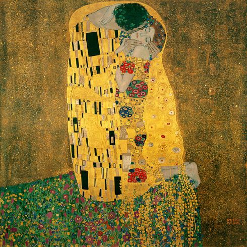 1908. The Kiss (Lovers) by Gustav Klimt