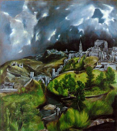 1600. View of Toledo by El Greco