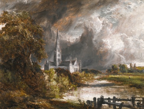 1829-30. Salisbury Cathedral from the Meadows - John Constable