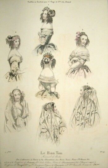 1840s Le Bon Ton, Fashions & hairstyles 4