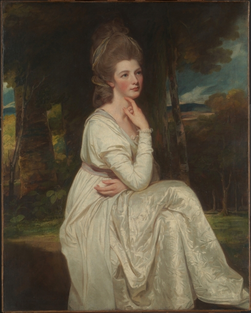 1776-78. Lady Elizabeth Hamilton (1753–1797), Countess of Derby by George Romney
