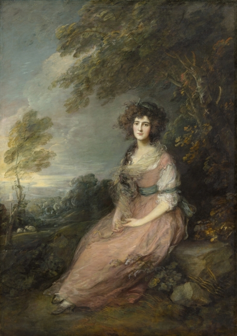 1785-86. Thomas Gainsborough - Mrs. Richard Brinsley Sheridan