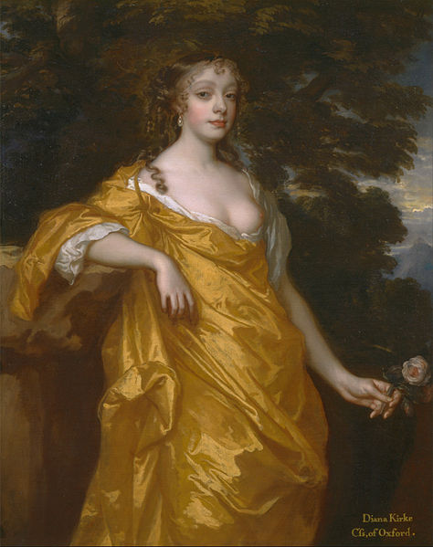 1665. Peter Lely - Diana Kirke, later Countess of Oxford