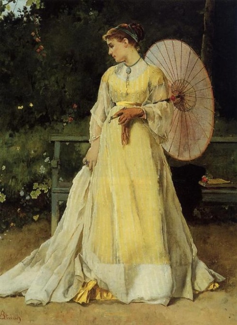 1867. In The Country by Alfred Stevens